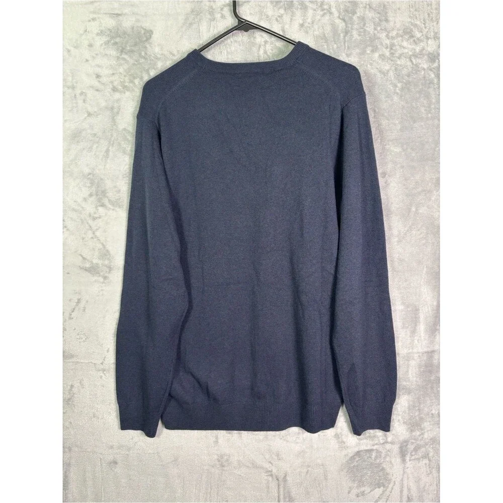 NWT Rodd & Gunn Navy Men’s Cashmere Wool Blend Sweater Size Large